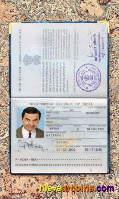 India passport photolook